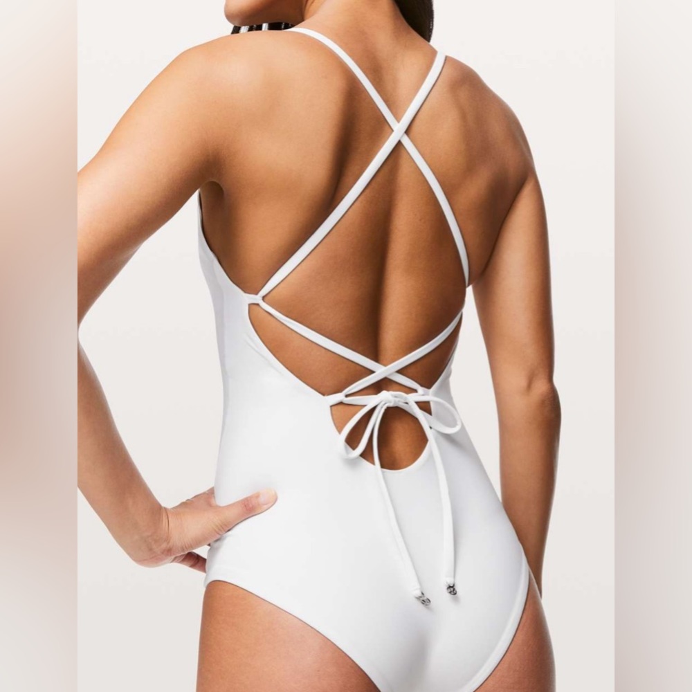 lululemon athletica White One Piece Swimsuit